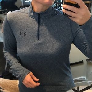 Underarmour long sleeve 3/4 zipup